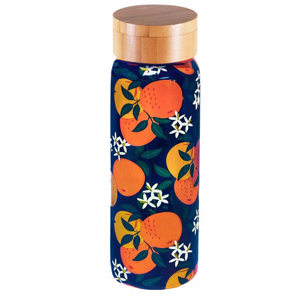Orange Blossom Stainless Steel Water Bottle