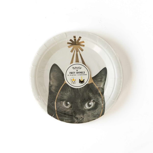 Cat-Themed 7" Disposable Plates