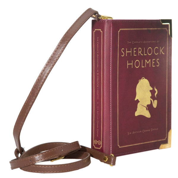 Sherlock Holmes Book Art Crossbody {plusieurs styles}