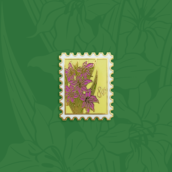 Gladiolus (August) | Birth Month Enamel Pin
