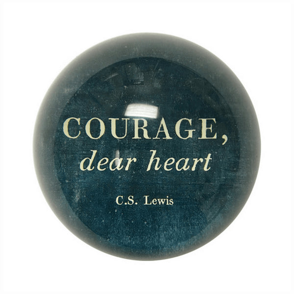 Courage, Dear Heart Paperweight {C.S. Lewis}