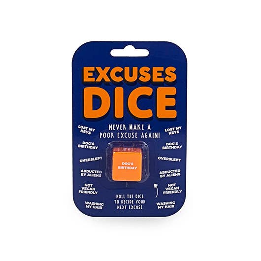 Novelty Excuse Dice