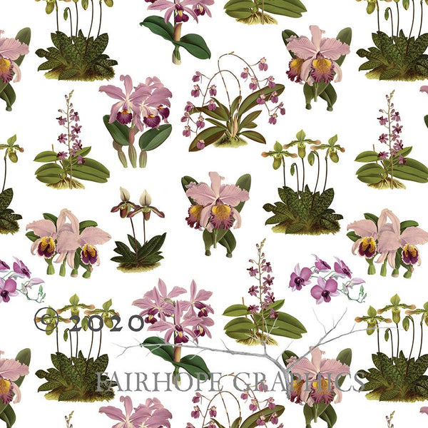 Orchid Gift Wrap {Purple}