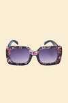 Lunettes de soleil luxe écaille de tortue violettes Cece