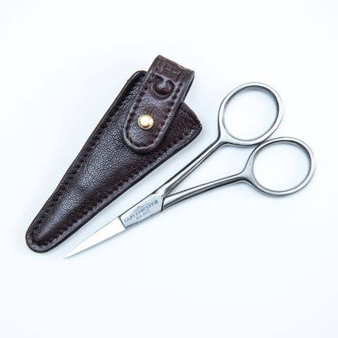 Grooming Scissors with Leather Pouch