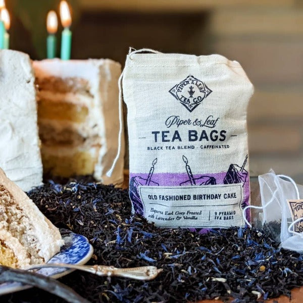 Old Fashioned Birthday Cake Tea Bags