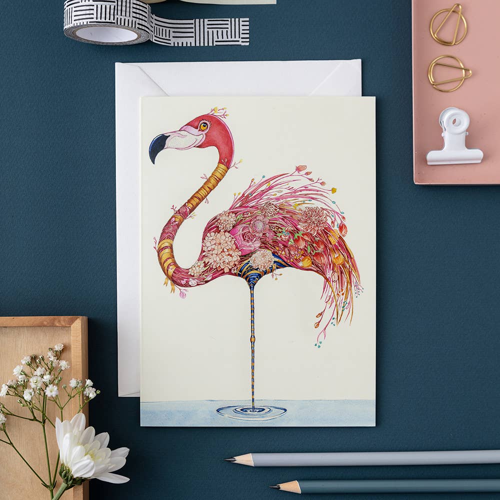 Original Watercolour | Flamingo