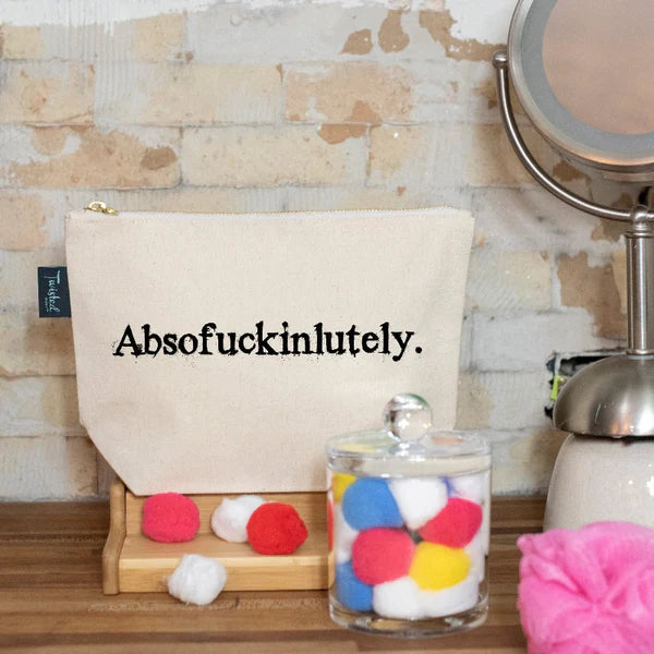 Absof*ckinlutley Cosmetic Bag