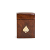 Playing Cards in Acacia & Brass Box