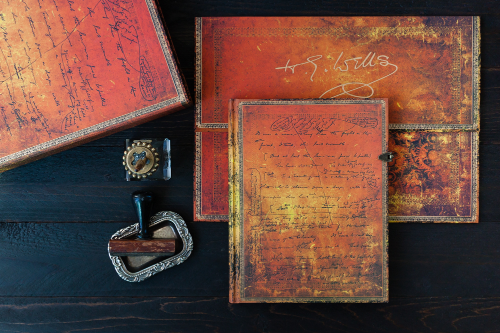 Boîte de manuscrit | HG Wells, 75e anniversaire 