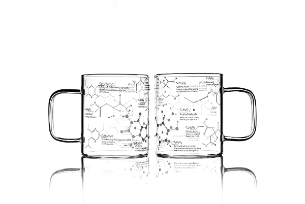 Science of Coffee Molecule Mug | 16 oz {set of 2}