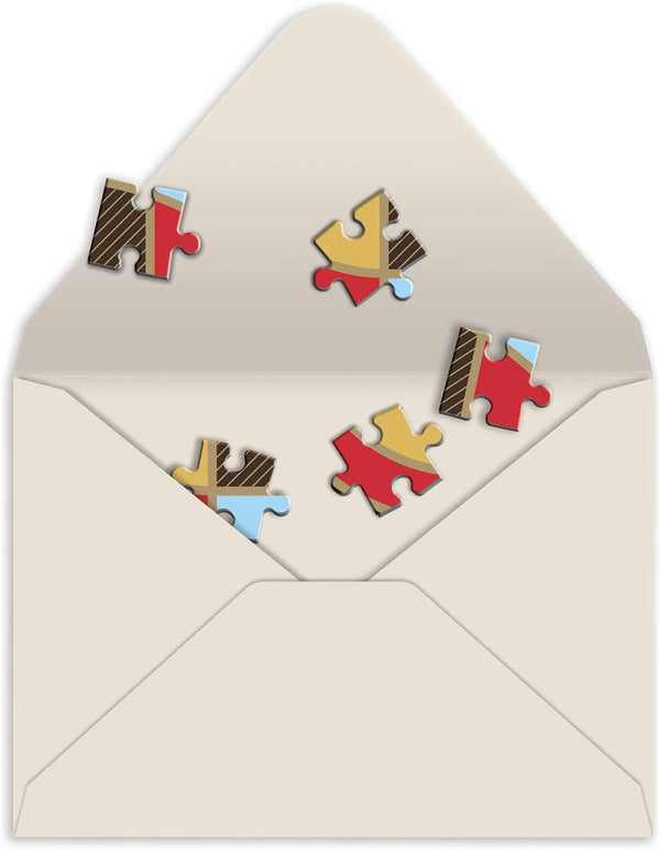 Frank Lloyd Wright Hoffman Rug Greeting Card Puzzle