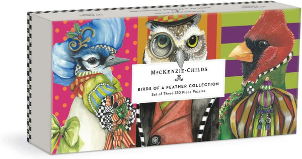 MacKenzie-Childs Birds of a Feather Puzzle Collection {set of 3}