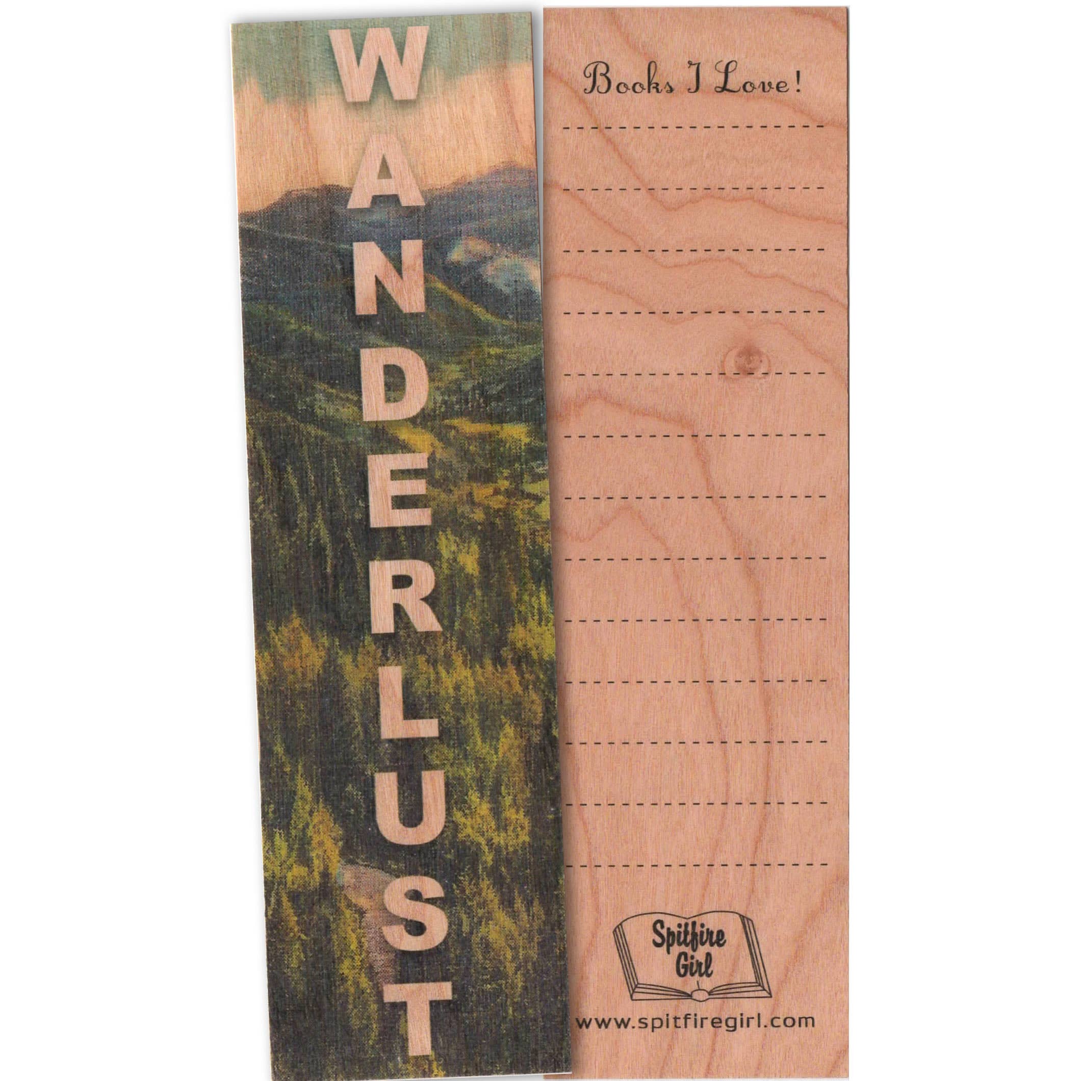 Wooden Bookmark | Wanderlust