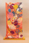 Scarf | Modern Floral Print | Tangerine