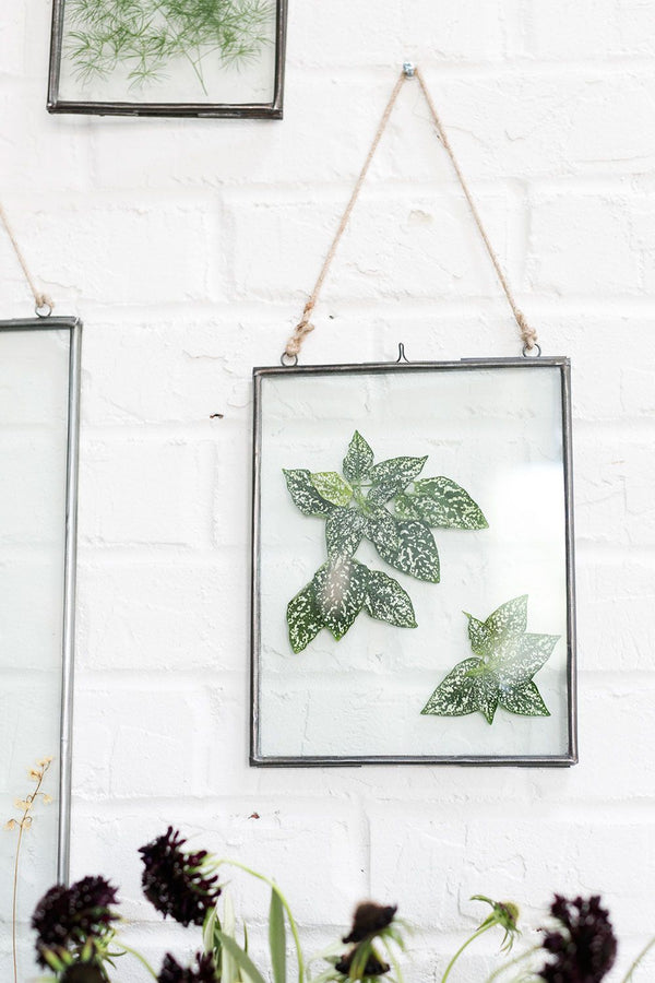 Glass and Metal Floating Frame {multiple sizes}