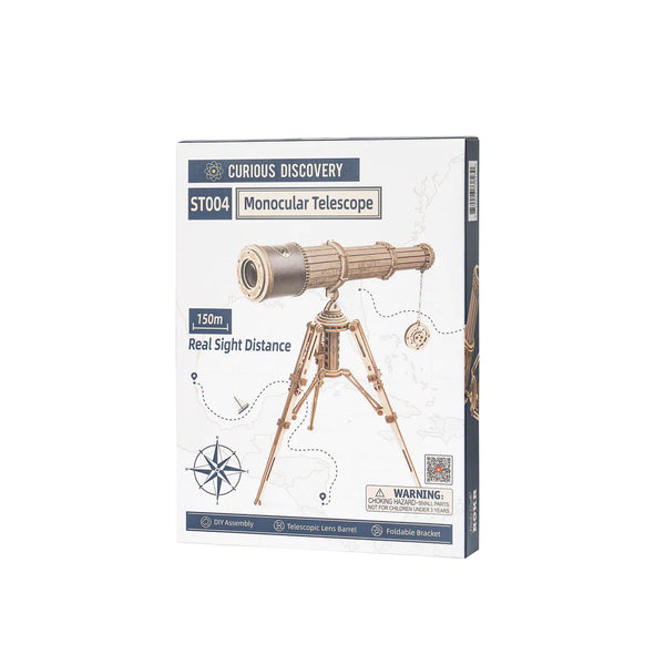 Monocular Telescope Mechanical Wooden Puzzle