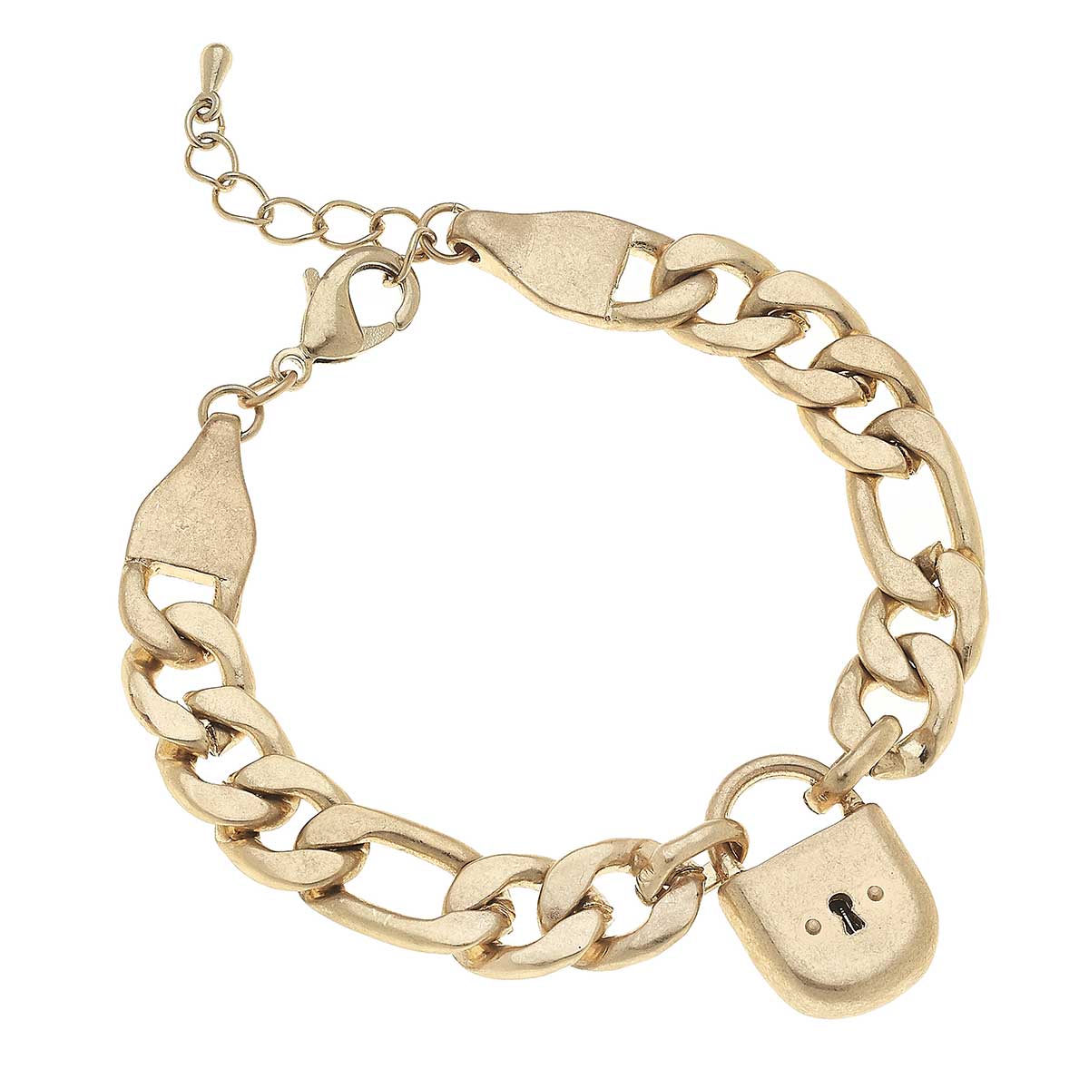 Whitney Padlock Chain Bracelet