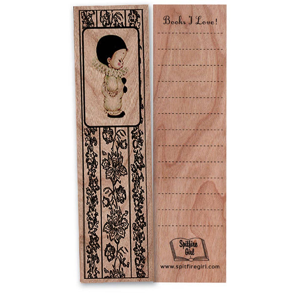 Wooden Bookmark | Baby Clown