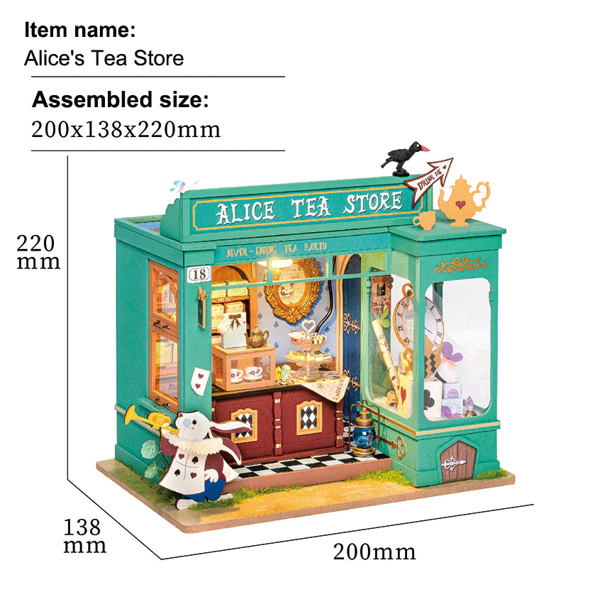Alice's Tea Store Diorama Kit