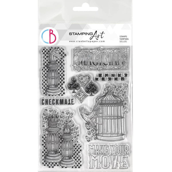 Make Your Move 6x8 Clear Stamp Set {clearance}