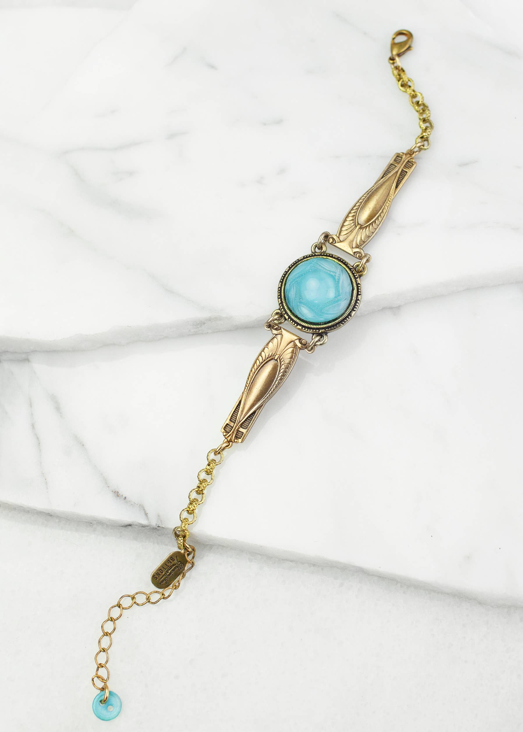Aqua Moonglow Bracelet