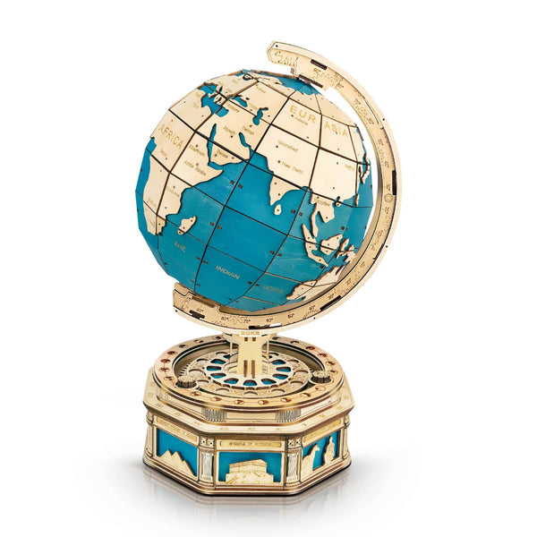 Globe interactif {Puzzle en bois 3D}