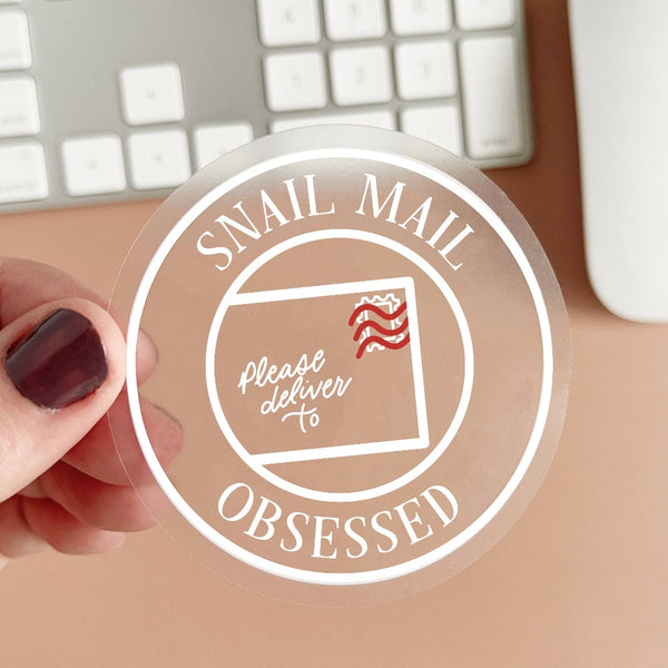 Clear Sticker | Snail Mail Obsessed