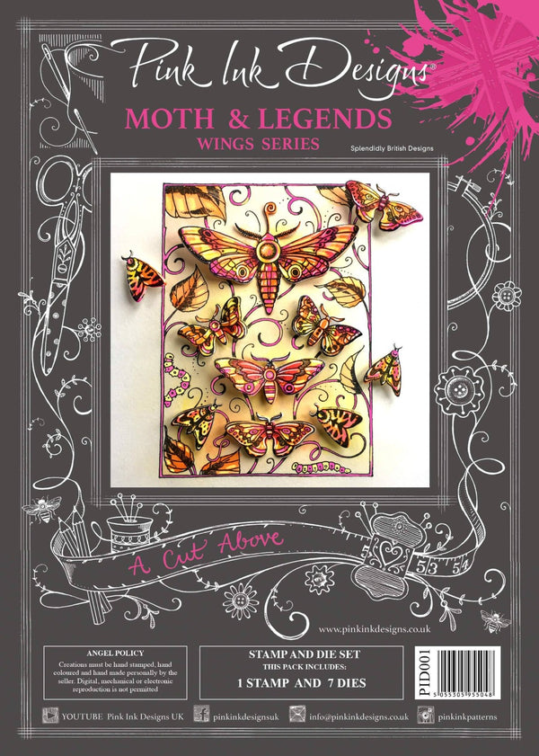 A Cut Above Moth & Legends Stamp & Die Set