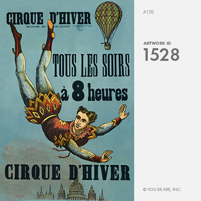 Cirque D'Hiver Artist Board {11x13.75}