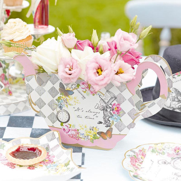 Alice in Wonderland Tea Party | Whimsical Tea Pot Vase
