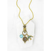 Vintage Aqua Moonglow Bellamy Necklace