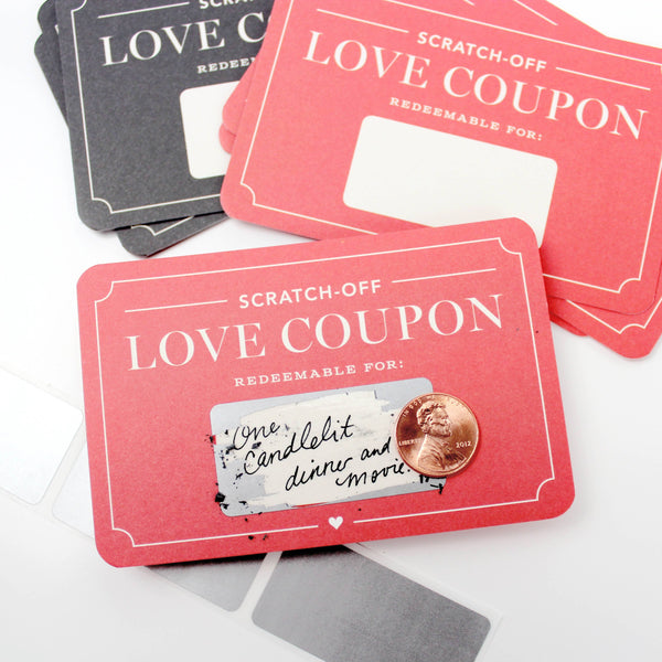 Scratch-off Love Coupons | Box of 12