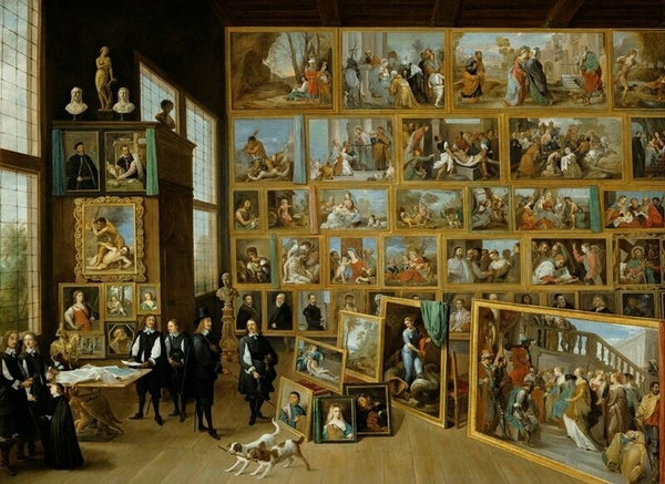 Puzzle en bois découpé au laser | "Galerie de l'archiduc Léopold Wilhelm" de David Teniers