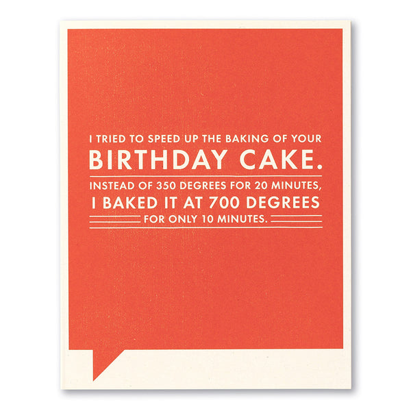 Speed Baking | Birthday Card