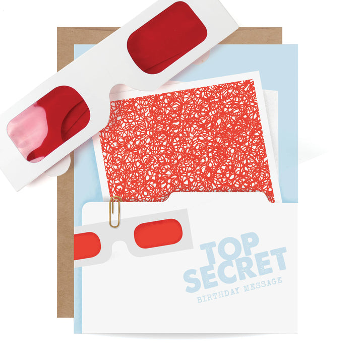 Secret File Decoder Interactive Greeting Card