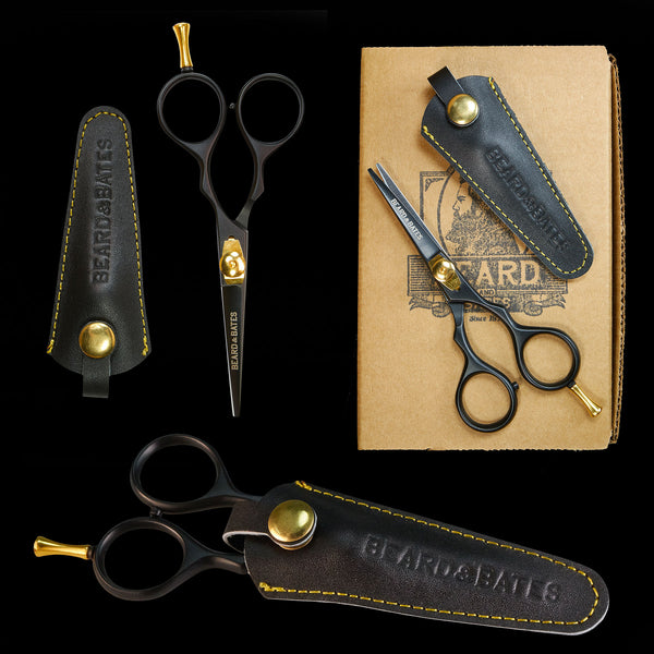 Black Label 1878 Shears w/ Leather Holster