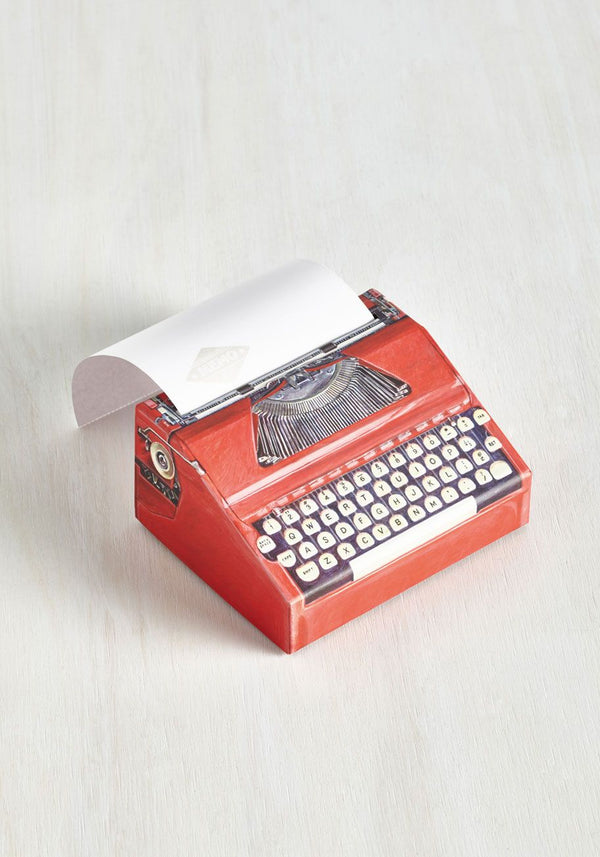 Bloc-notes en papier pour machine à écrire
