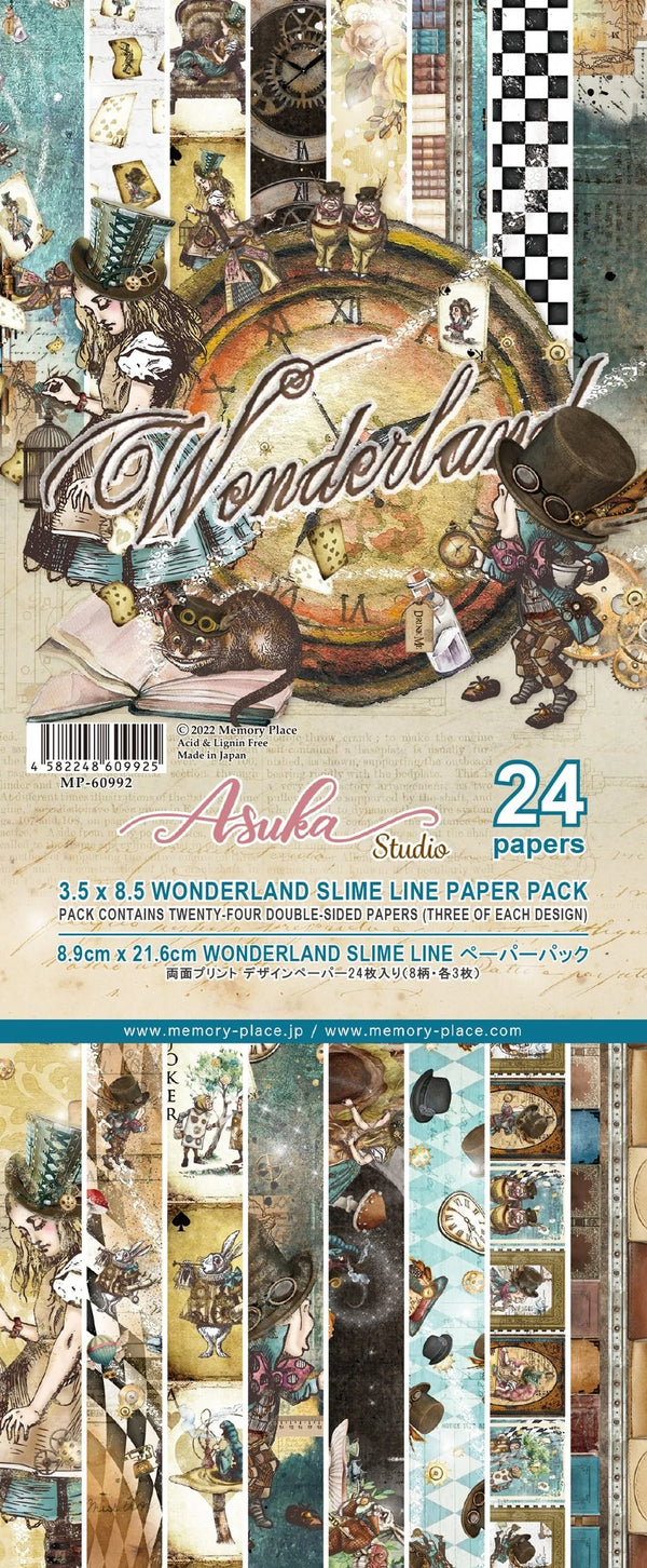 Paquet de papier Wonderland Slimline 3,5" x 8,5"