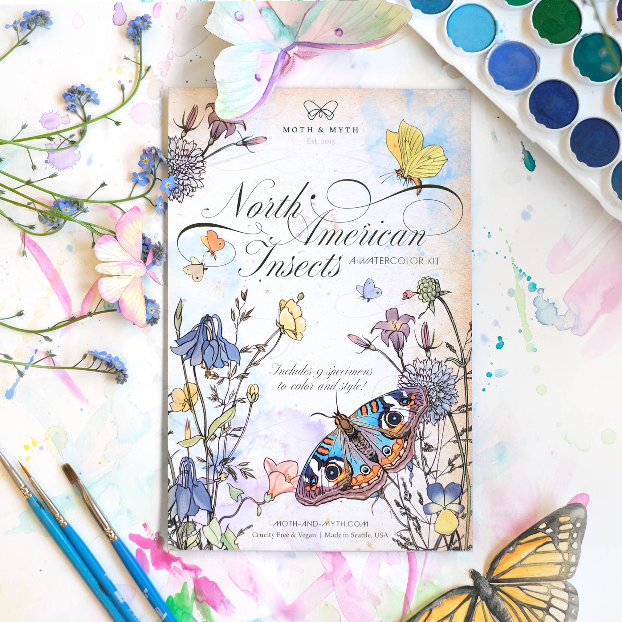 North American Insect Watercolor Kit