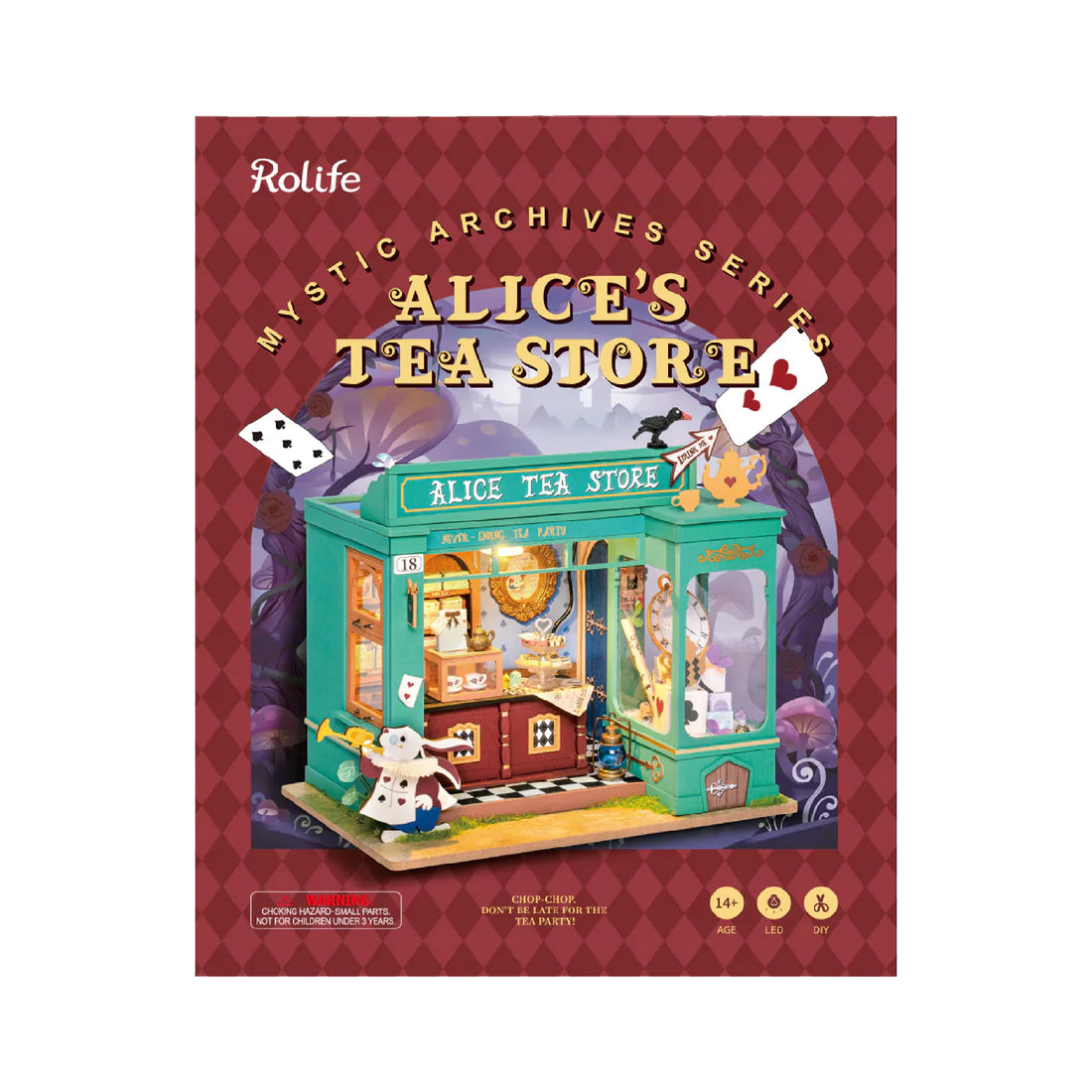 Kit diorama du magasin de thé d'Alice