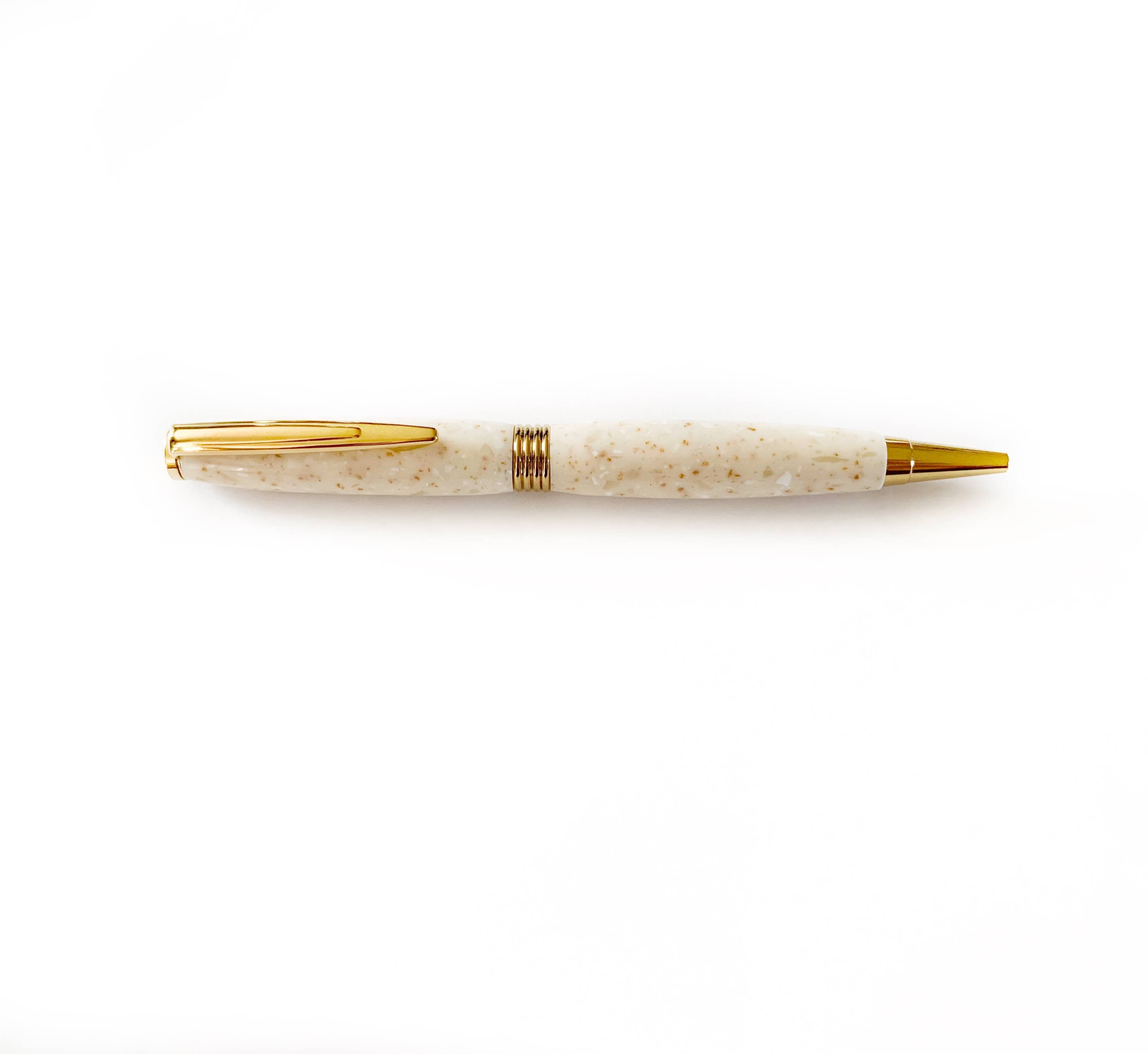 Handmade Slimline Pen in 24KT {glow in the dark!}