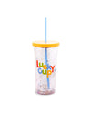 Glitter Bomb Sip Sip Tumbler with Straw | Lucky Cup