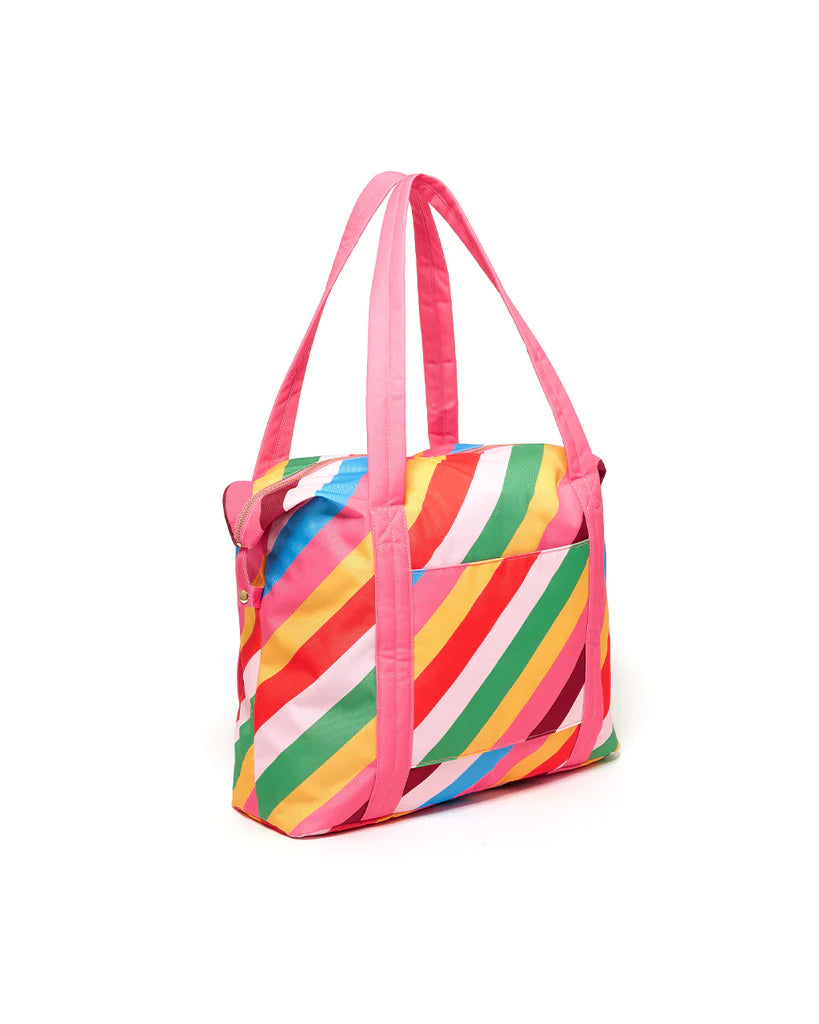Getaway Weekender Bag | Rainbow Stripe