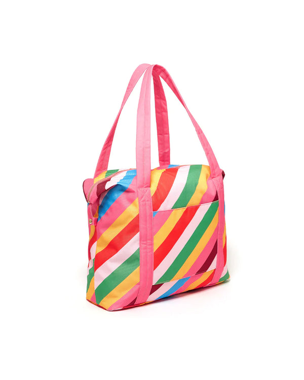 Getaway Weekender Bag | Rainbow Stripe