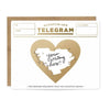 Gold Telegram Scratch-off Card {Pack of 6}