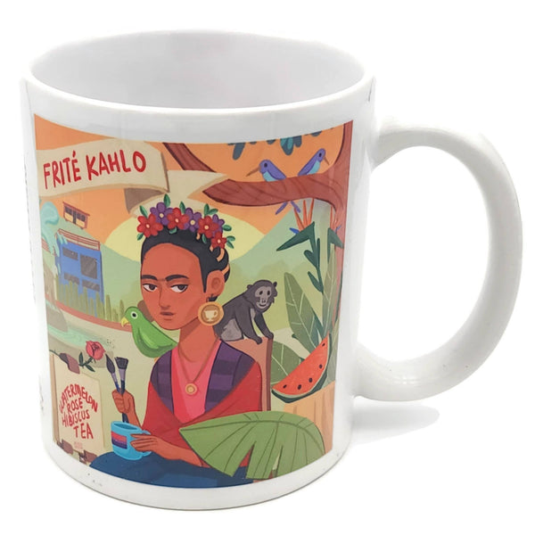 Ar'tea'stic Porcelain Mug | "Frite Kahlo"