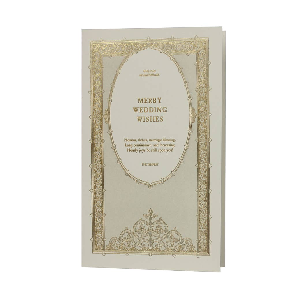 Wedding Card | English Lit Letterpress Collection | The Tempest