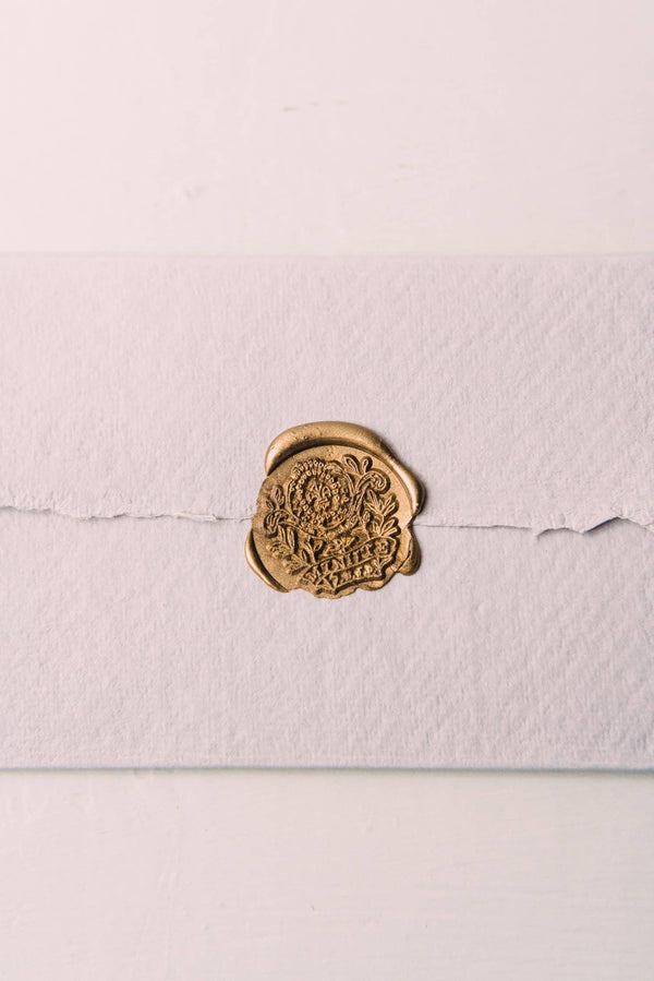 Fleur and Olives Wax Seal Stamp