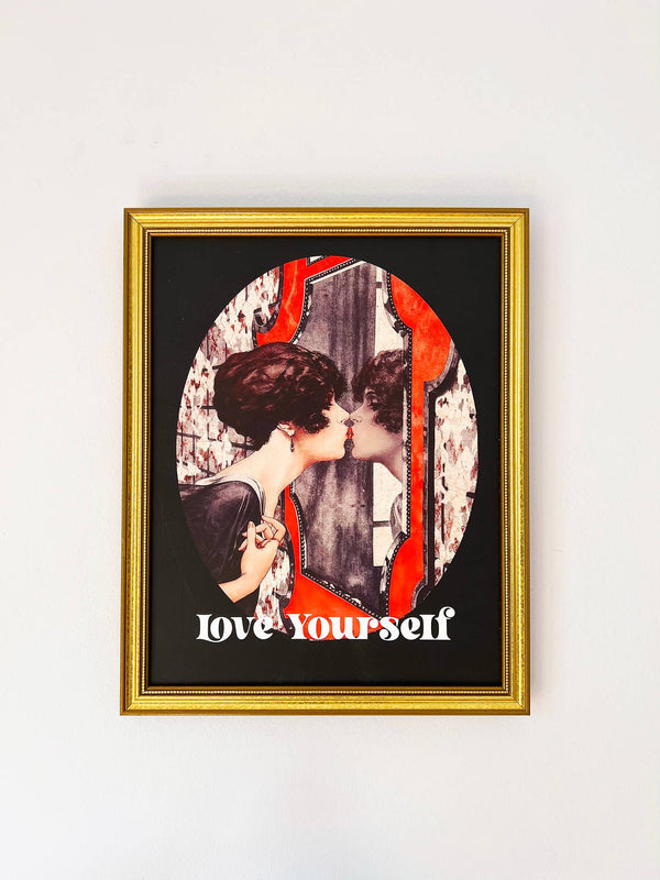 Love Yourself Art Nouveau Art Print | 11x14
